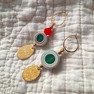 'To the Sea' Asymmetric Earrings